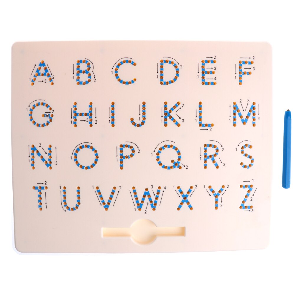 Magnetic Tablet Magnet Alphabet Drawing Board Pad A to Z Learning Educational Toy Kid Children Birthday