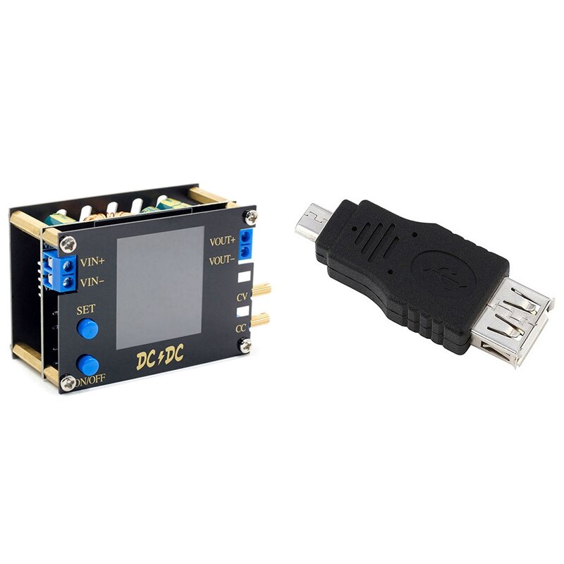 Micro-Usb Male Naar Usb Een Vrouwelijke Adapter &amp; DC-DC Automatische Boost/Buck Converter Cc Cv Power Module
