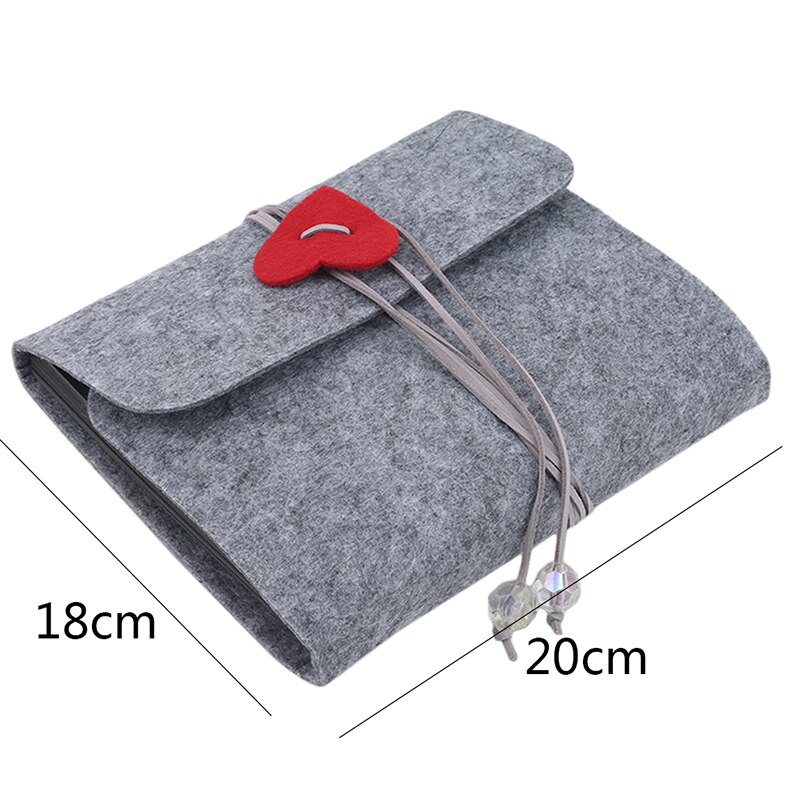 Felt Handmade Album Pasted Album Handmade Diy Vintage Album Birthday Scrapbook Album: S