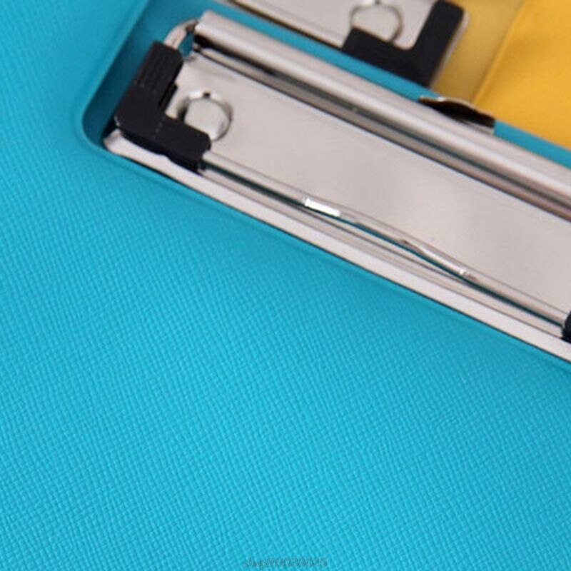A4 Waterproof Clipboard Writing Pad File Folder Document Holder School Office Supply Random Color Mar10 21