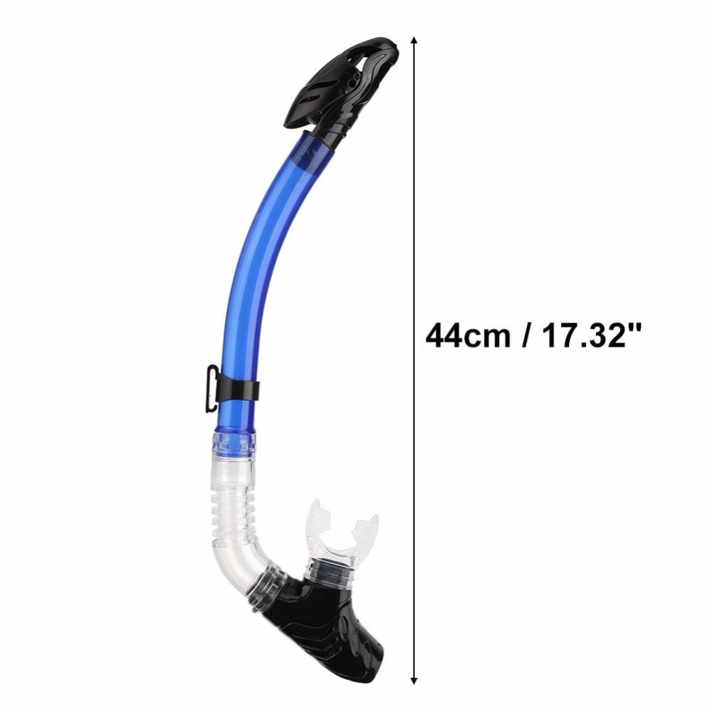 Full Dry Diving Snorkel Single Valve Breathing Tube with Silicone Mouthpiece Snorkel for Water Swimming Snorkeling Equipment