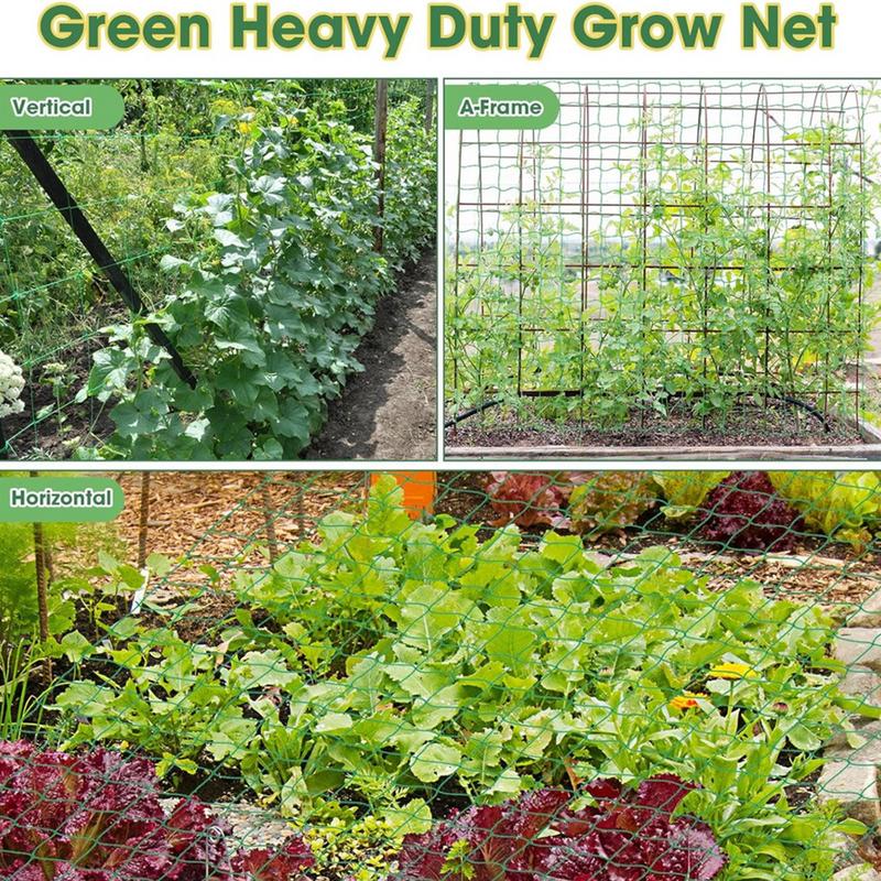 Malla de nailon para plantas trepadoras, enrejado para plantas trepadoras, accesorios de red de jardín, vid de pepino, 1 piezas