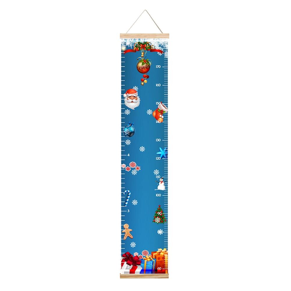 1PC Hanging Growth Chart Baby Height Growth Chart Hanging Rulers Kids Room Wall Canvas Frame Home Decor: 02