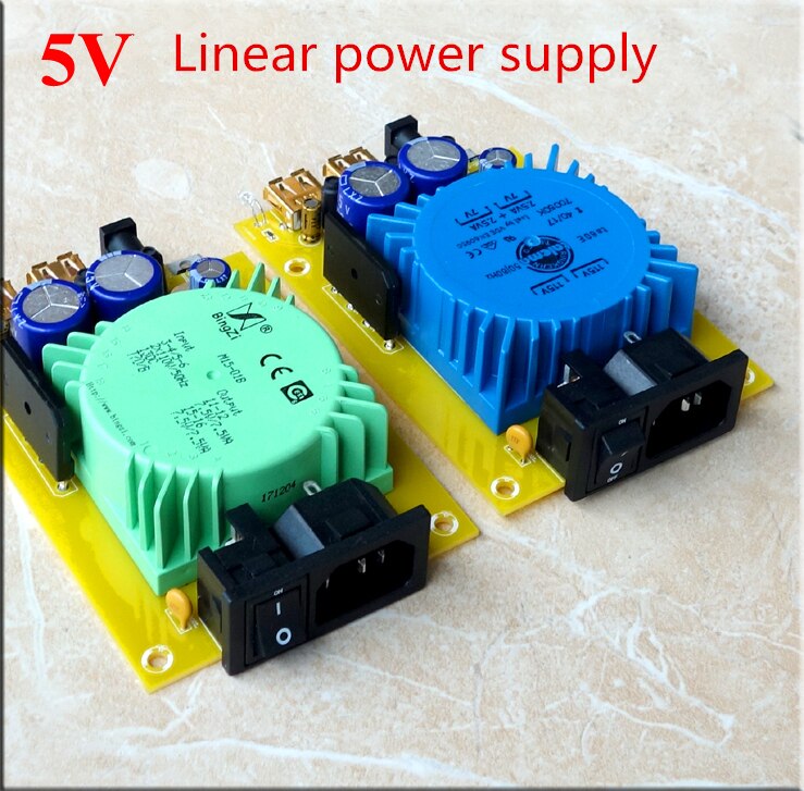WEILIANG type 5V USB 15W DC port dual output linear power supply DC voltage regulator CAS XMOS raspberry