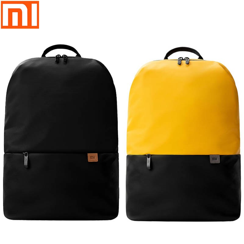 Original xiaomi sac à dos bicolore correspondant jeunesse sac hommes et femmes sports de plein air sac de voyage grande capacité de stockage