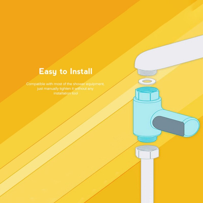 LED Display Water Shower Thermometer Self-Generating Electricity Water Temperature Monitor Energy Smart Meter For Kichen