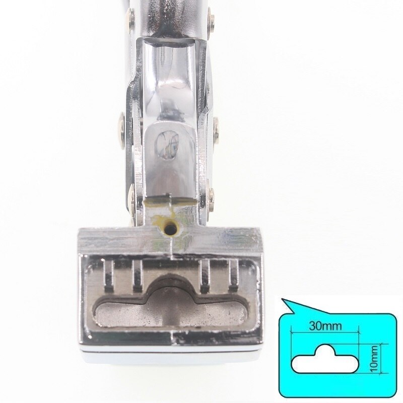 T Airplane Hole Punch Heavy Duty Steel Handheld Hanger Euro Slot Punch Butterfly T-hook Clamp Pliers for Paper PVC Card