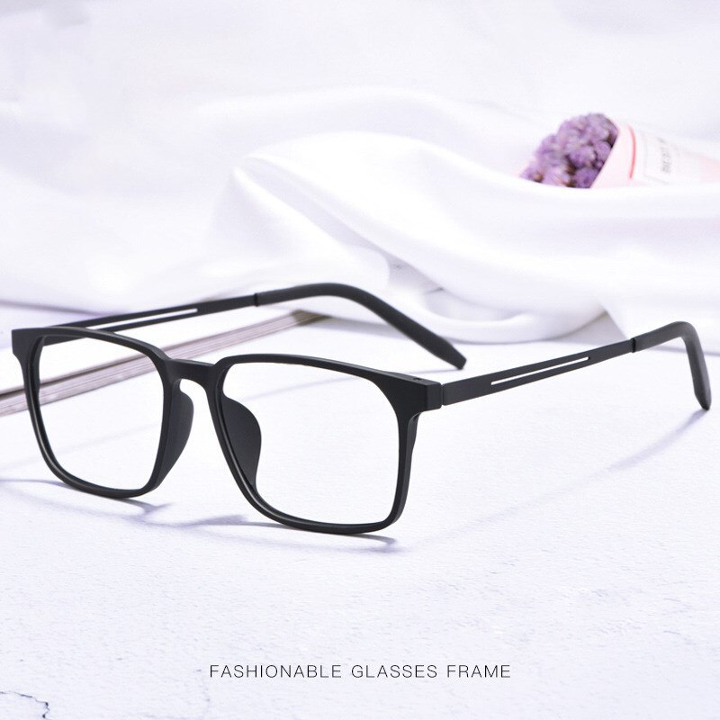 Gafas de titanio puro ultraligeras para hombre y mujer, lentes de cuadrada con montura graduada, 8878