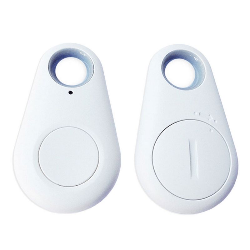 Mini GPS Smart Wireless Bluetooth 4.0 Anti Lost Tracking Alarm Finder Device Auto Car Pets Key Kids Motorcycle Tracker Track: White