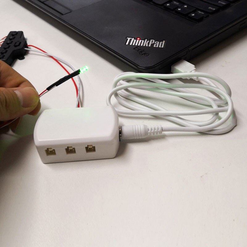 HO Scale LED Light USB Wiring Set 6 Output Ports Lighting System Connect Sand Table Railway Model Accessories