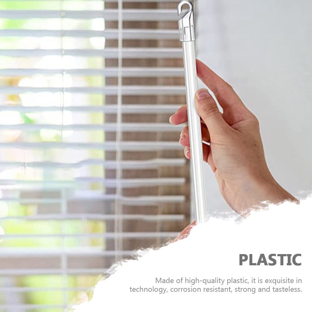 6Pcs Household Blinds Pulling Rod Transparent Blinds Handle Vertical Blinds Wand