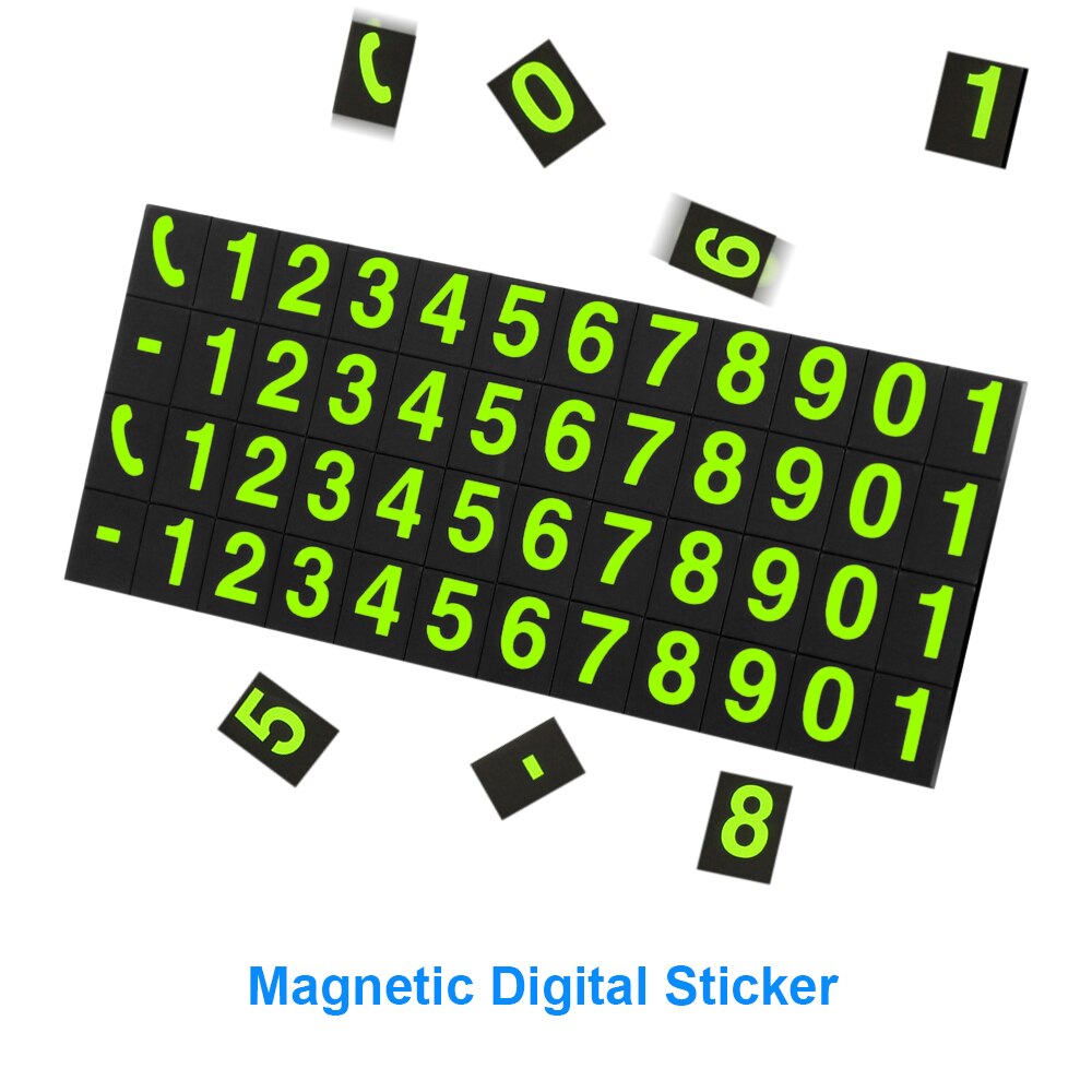 hid Car Styling Temporary Parking Card Sticker Phone Number Card Park Stop for Toyota Cadillac Fiat Volvo Peugeot BMW Ford VW