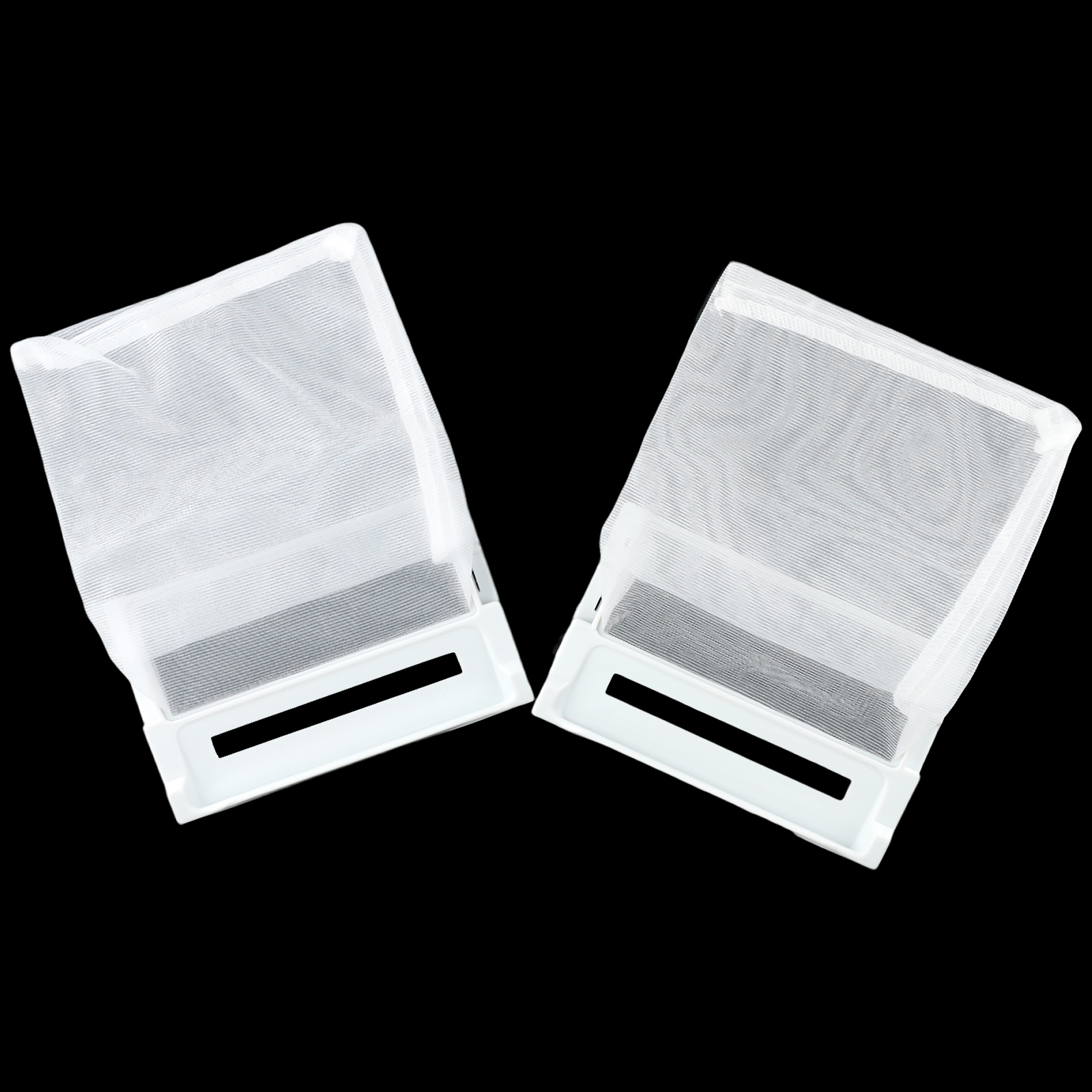 2 stk. lofilter til vaskemaskin, hårfanger, nettingpose wf --750 ahp, wf --m95 sc, wf --100 , wf --100tx