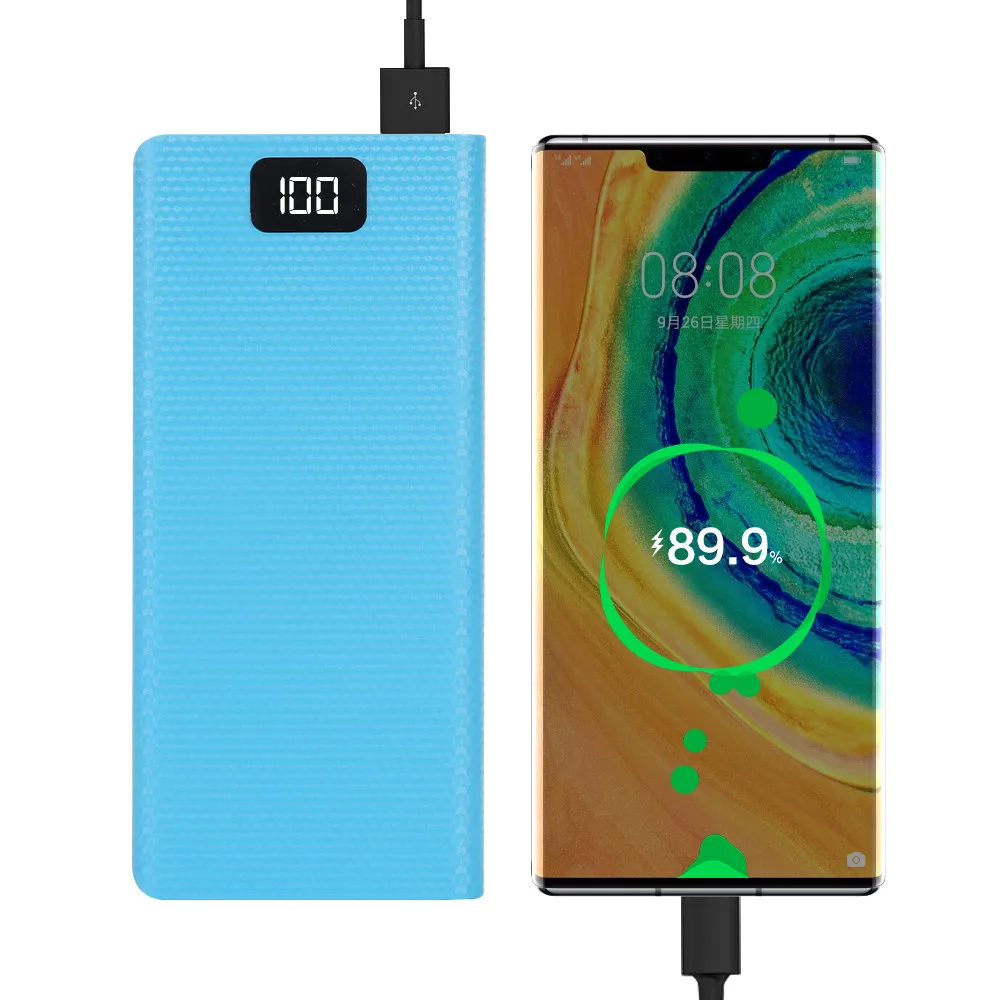 18650 Batterijhouder DIY Shell Dual USB Type C Charge Powerbank Case voor Smartphone 18650 Batterij Power Bank Case Opbergdoos