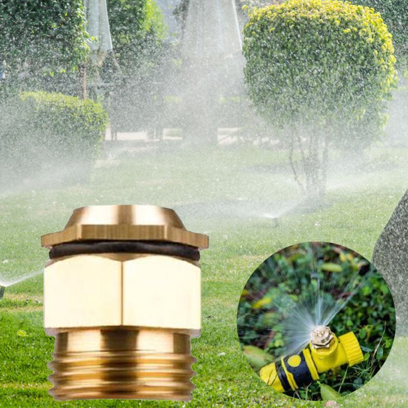 180 Degree Rotary 1/2\" Garden Lawn Sprinkler Head Irrigation Sprayer Nozzle Tool