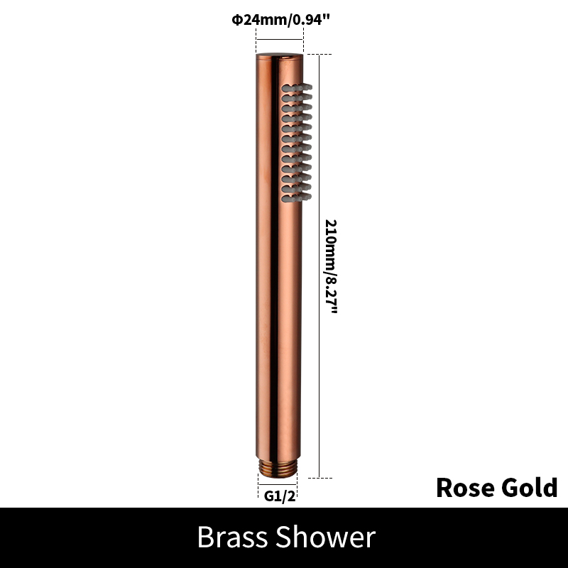 Durcheinander-Duschkopf, wassersparend, für Badezimmer, Handbrause, Sprühgerät-einstellen, Schwarz/Weiß/RoséGold/Badesprinkler aus gebürstetem Nickel/Chrom: Blau