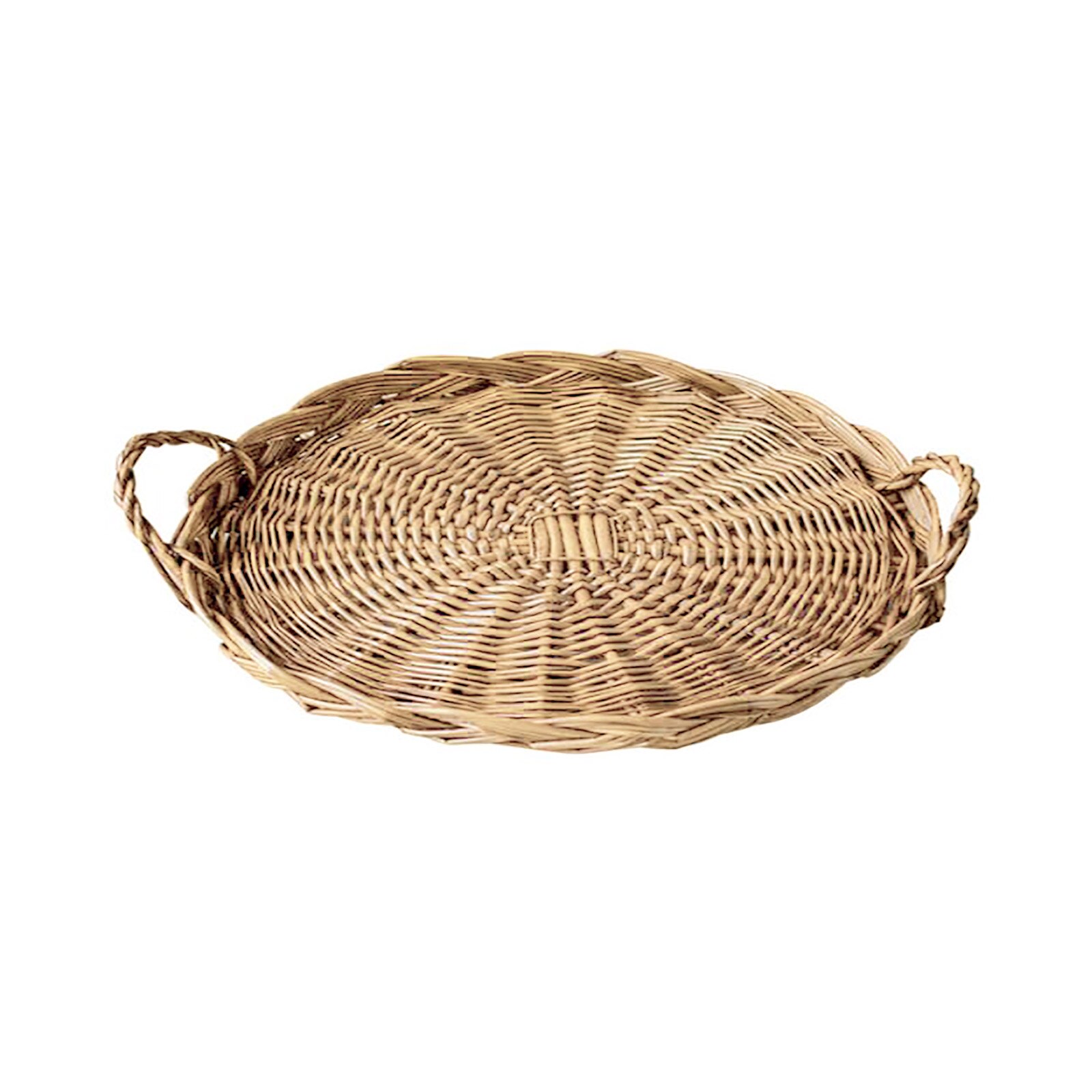 Rotan Mand Opslag Mand Fruit Schotel Ronde Opbergmanden Ronde Hand-Geweven Weave Vietnam Brood Fruit Rotan Opbergvak: Beige A2