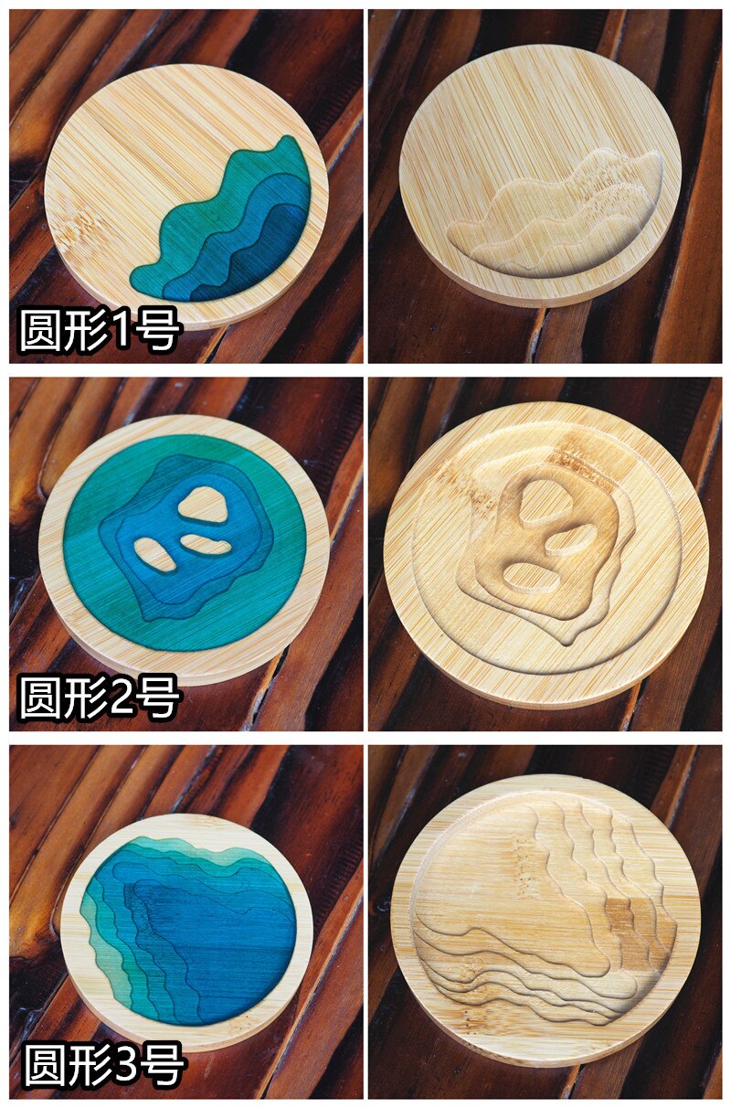 DIY UV Resin Wood Jewelry Molds for Making Resin Mat Decoration Handmade Jewelry Accessories Handcraft