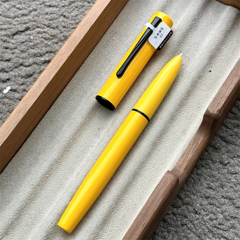 Hongdian C1 Exquisite Explorer Simple Classic Retro Fountain Pen EF F Hooded Nib School Office Supplies Writing Ink Pens