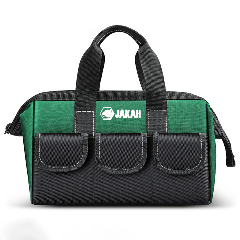 Handtasche, wasserdicht, robust, großes FassungsvermöGen, breite Öffnung, tragbare Werkzeugtasche für Zimmerei, Elektriker, Werkzeug-Tragetasche
