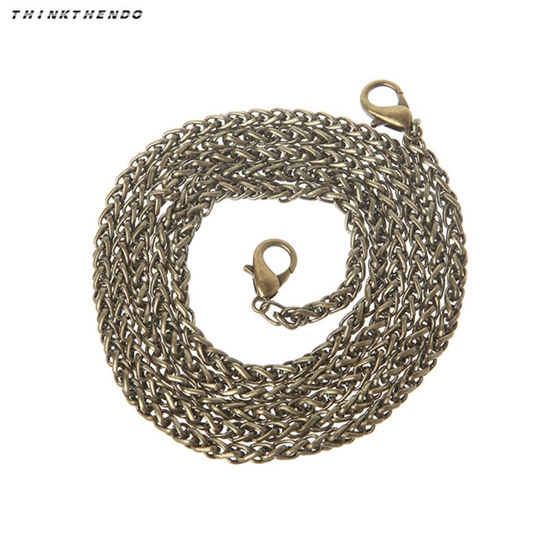Mode Vervanging Purse Ketting Band Handvat Schouder Crossbody Handtas Tas Ketting Metalen 120 Cm 4 Kleuren: brons