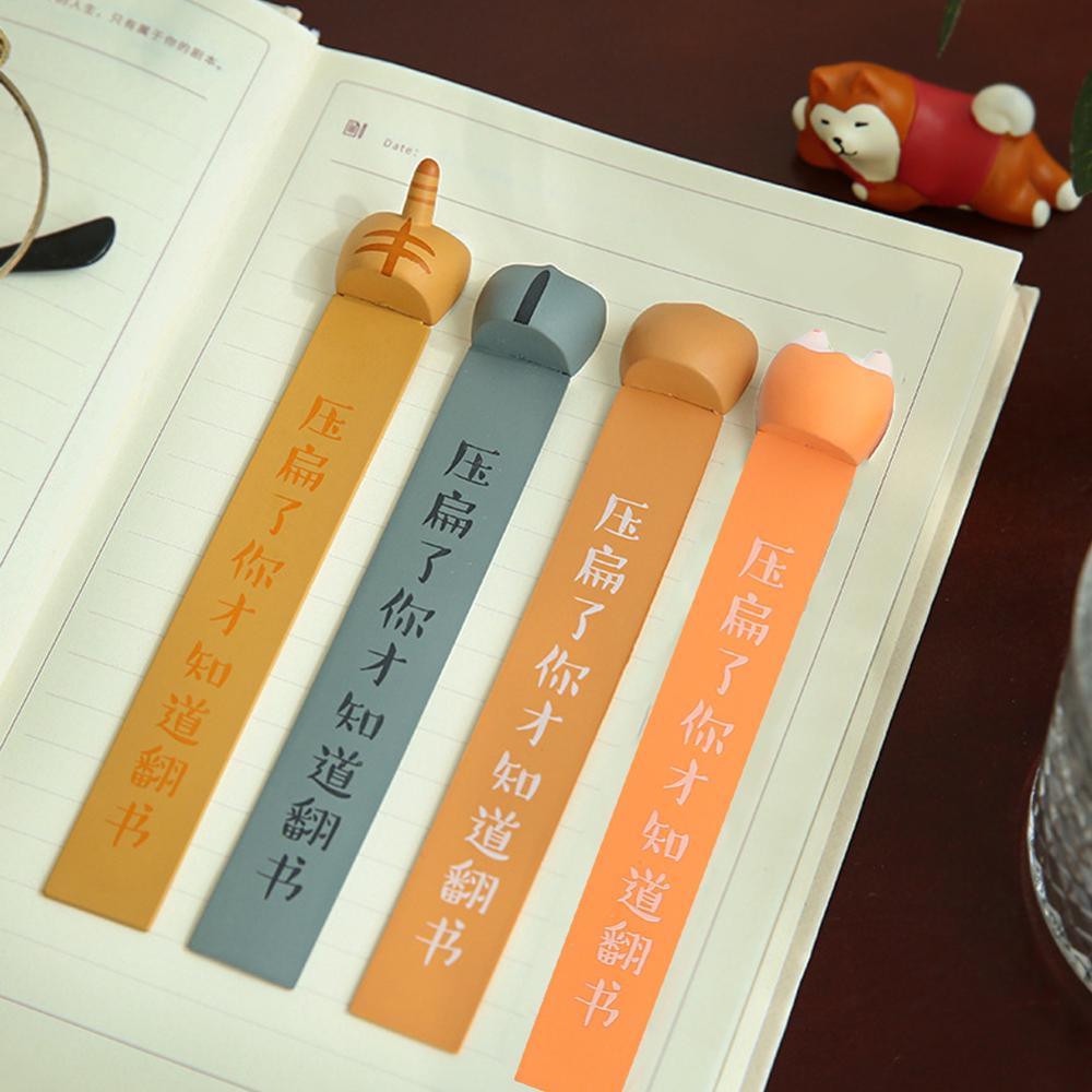3D Animal Butt Bookmarks Cute Cat Corgi Hamster Bookmarks for Kids Adults Book Lovers School Library Office Home UseDropshipping