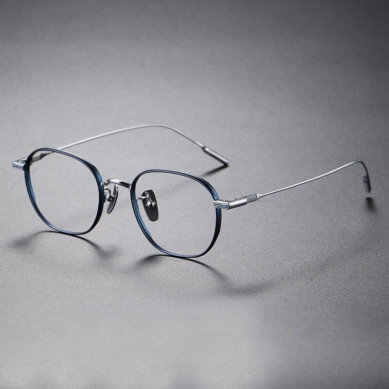 John Lennon-gafas cuadradas hechas a mano para hombre y mujer, marco de titanio puro, graduadas, Vintage, para miopía óptica, nuevas