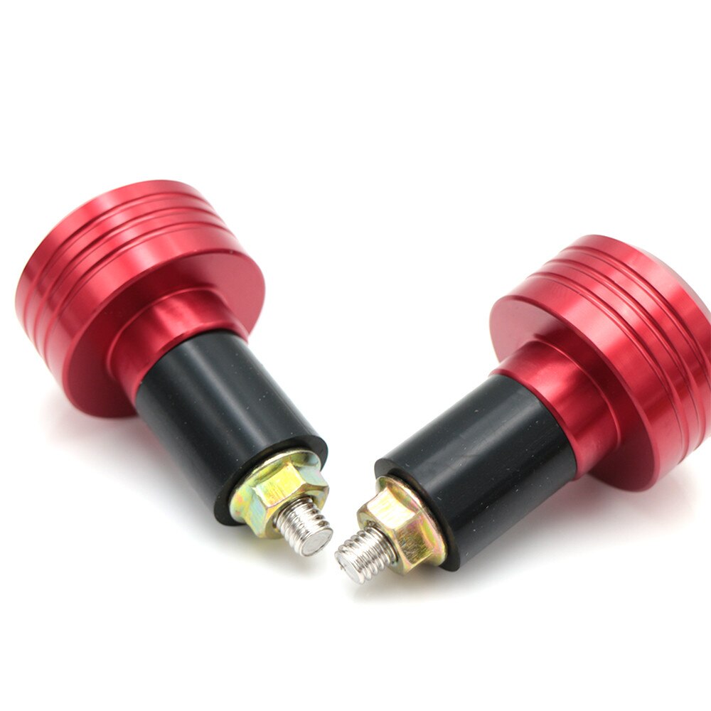 Evomosa Motorcycle Handle Bar Grips Ends Cap Sliders Handvat Bar End Gewicht CNC Aluminium Motor Cafe Racer Chopper Cruiser