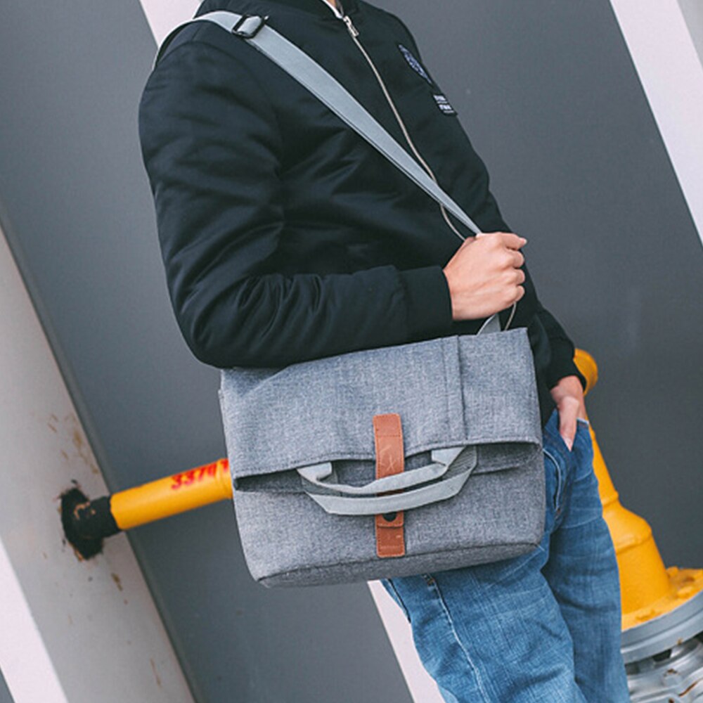 Messenger Bag Mens, Man Bags Cross Body Canvas Shoulder Bag Satchel Bag Laptop Bag for 13 Inches