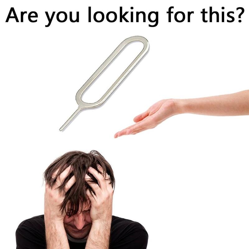 10 Uds bandeja de tarjeta Sim removedor de expulsar eyector Pin herramienta clave teléfono celular D4Z7