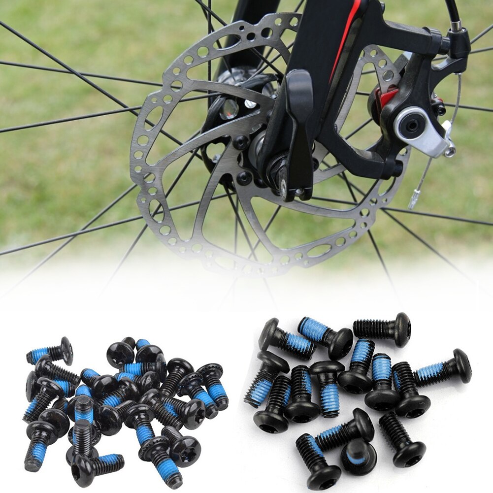 12 Stuks Per Set 12Mm Fiets Schijfrem Bouten Schroeven T25 Hoofd Mountainbike Disc Fietsen Accessoires Staal mount Schroef