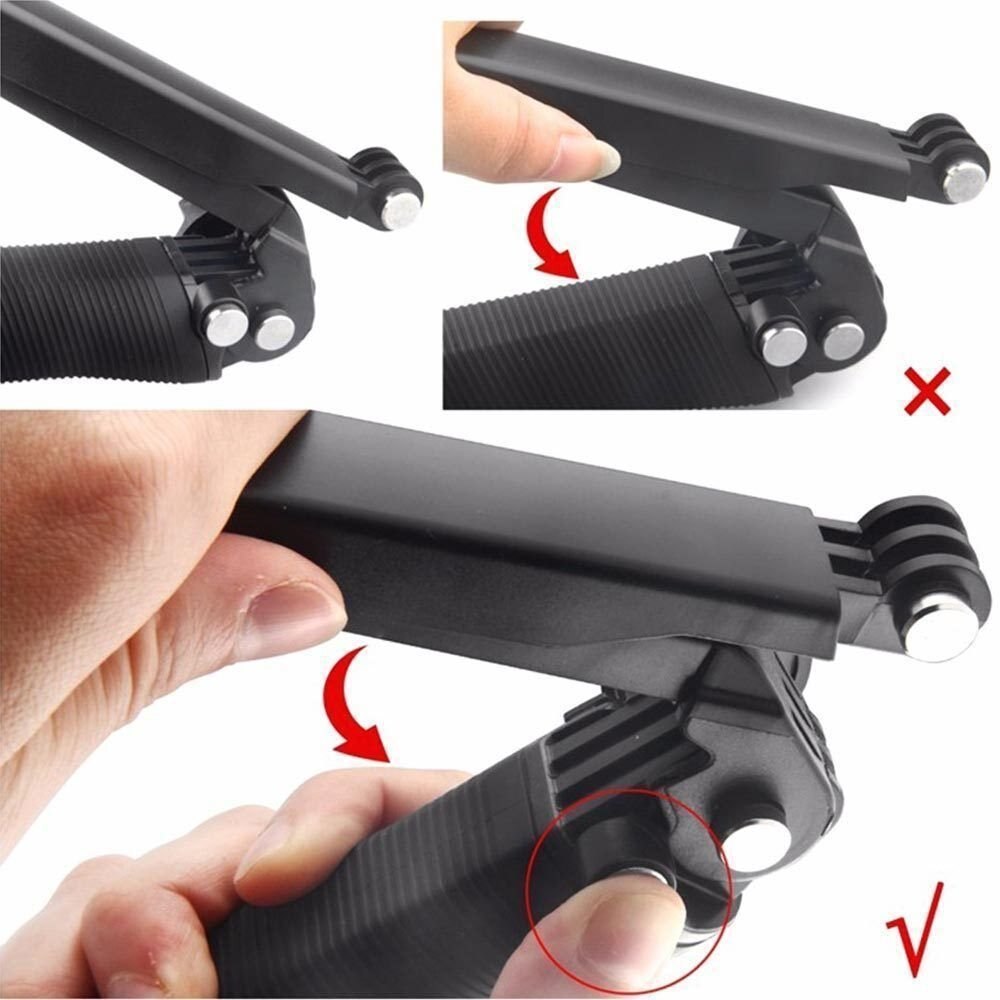 Tripod Extension Rod Metal Handheld Mount Monopod Adapter for SLR Camera Phone Selfie Stabilizer