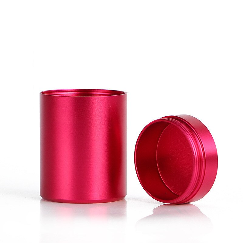 10pcs Portable Stash Jar-Airtight Smell Proof Durable Multi-Use Aluminum Herb Container DIY Candle Aromatherapy