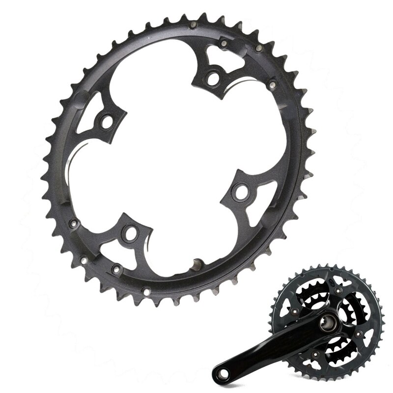 Aluminiumlegering 44t cykel vevsats 104 bcd kedjering cykel vev kedjering 9 speed mtb landsvägscykel kedjehjul för shimano slx xt