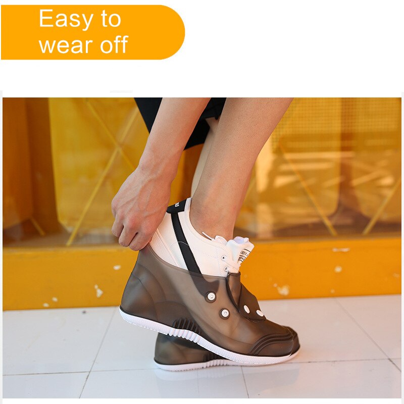 Waterdichte Schoenen Cover Voor Mannen Vrouwen 3 Kleuren antislip Regen Schoenen Dekken Schoenen Elastische Herbruikbare Regen Laarzen overschoenen