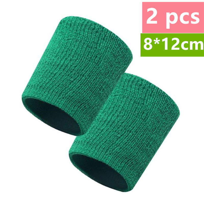 Towel Sports Wristbands Tennis Sweat Bands Wrist Guard For Basketball Volleyball padel Fitness Sweatbands Wrist Wrap 1/2/10 pcs: green