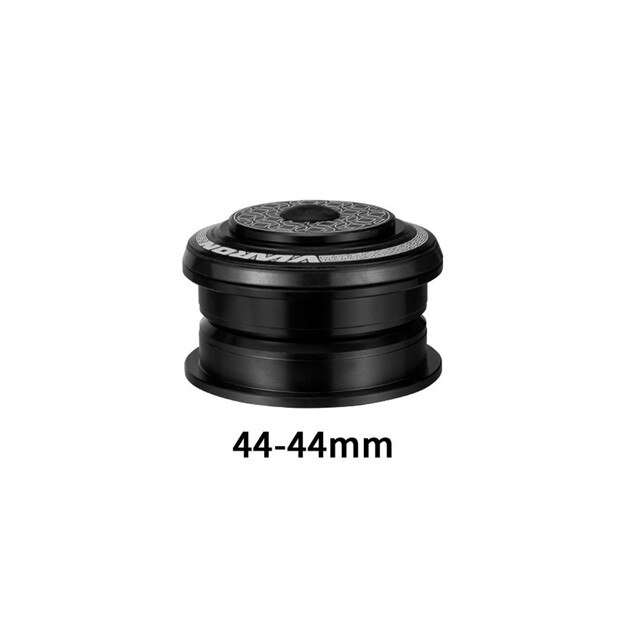 MTB Fahrrad Headset 34mm 44mm 1 1/8in-1 1/2in Rohr Rahmen Zu verjüngt Gabel Adapter Berg Straße Fahrrad Für Gerade Rohr Vorderseite Gabel: Schwarz 44x44mm