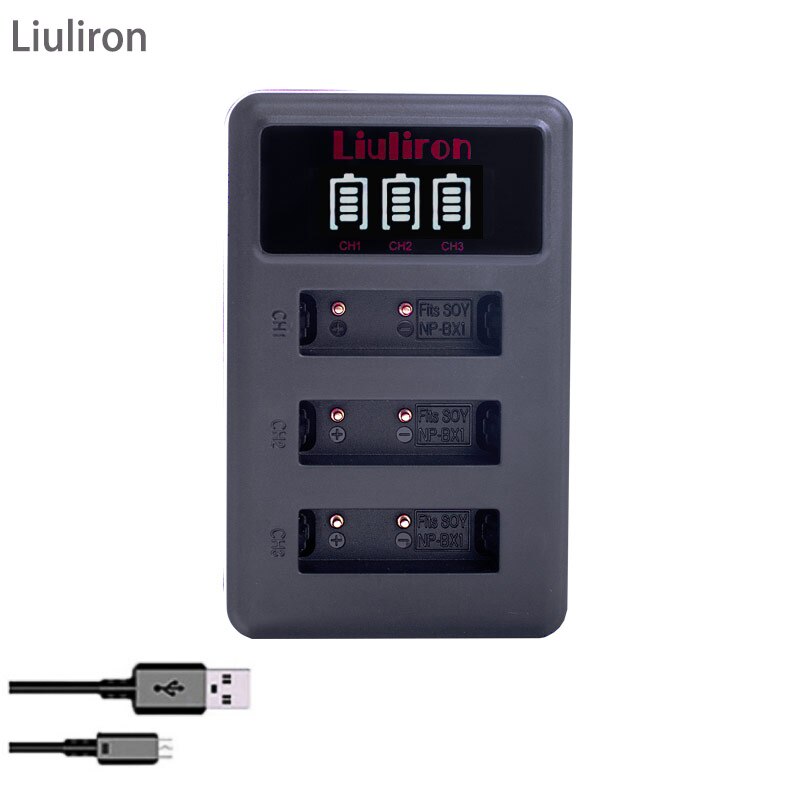 5x Bateria NP-BX1 NPBX1 np bx1 batería para Sony DSC-RX100 DSC-WX500 HX300 WX300 HDR AS100v AS200V AS15 AS30V AS300 M3 M2 HX60: charger only