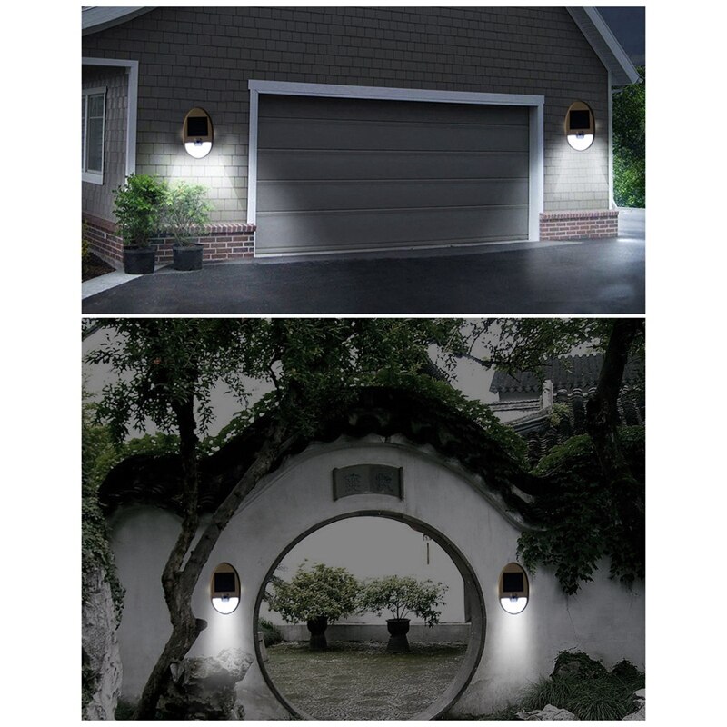 Solar Motion Sensor Deck Lights,Security Solar Stair Lights Fence Lights for Wall Mount Garden Path Solar Yard Lights