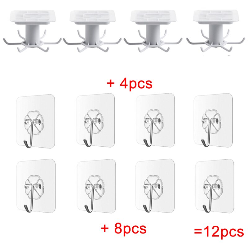 Køkkenarrangør og opbevaring opvaskeafløb bestikvask arrangør køkkenstativ organisation køkkentilbehør opbevaringsstativ 360: Hvid -4 stk