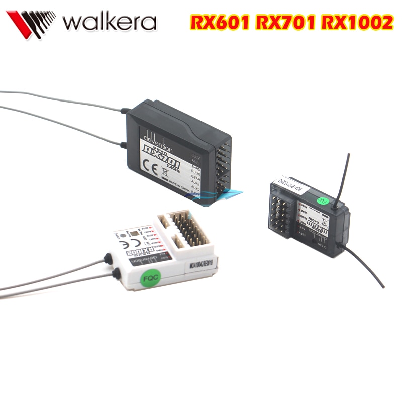 Walkera DEVO 10CH 7CH receptor de Controle remoto Originele RX601 RX701 RX1002 receptor de Devention para modelo RC Walkera Drone