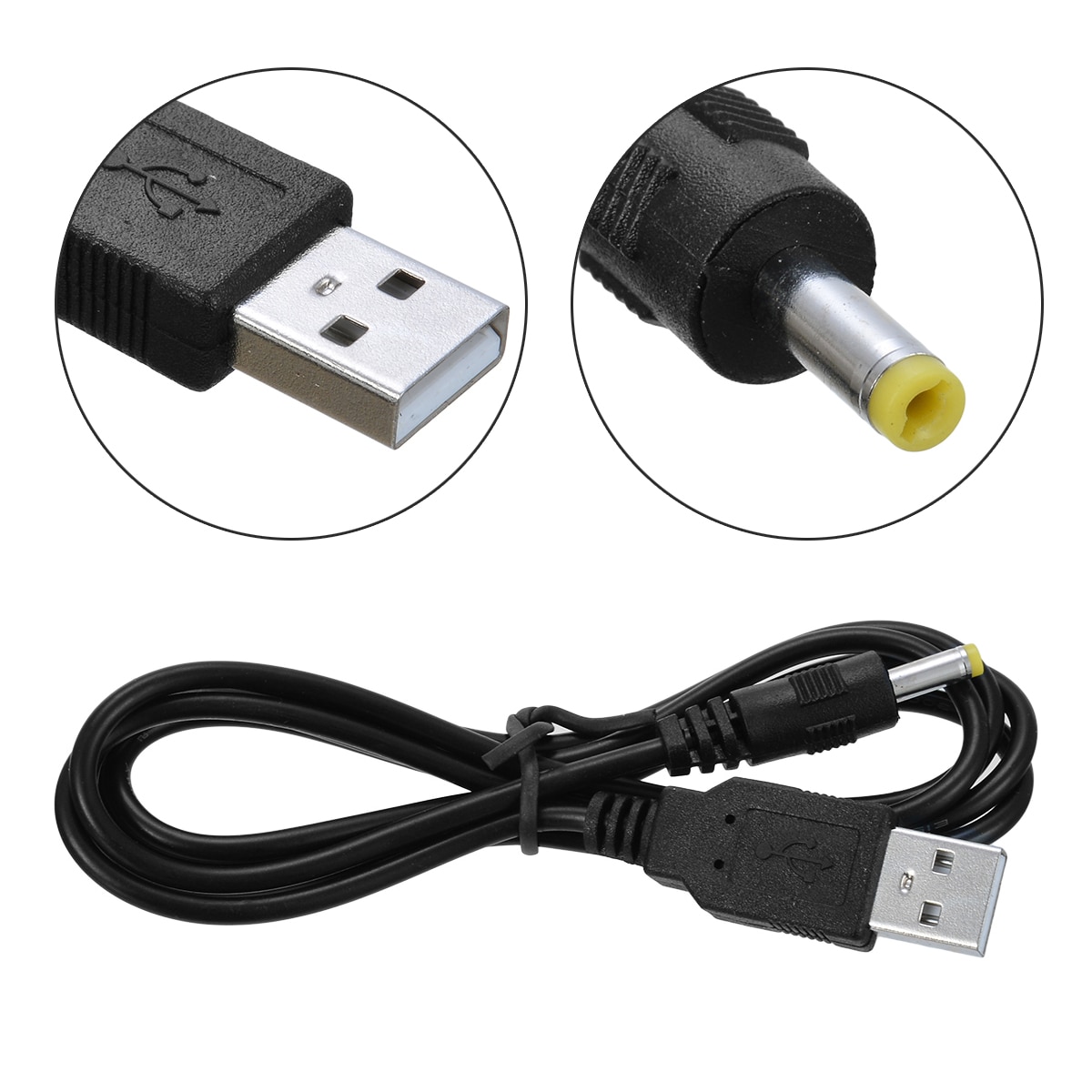 1 pc USB naar 4.0x1.7mm Kabel Kabel USB Male naar Male Power Charge Kabel Geschikt Voor Sony PSP