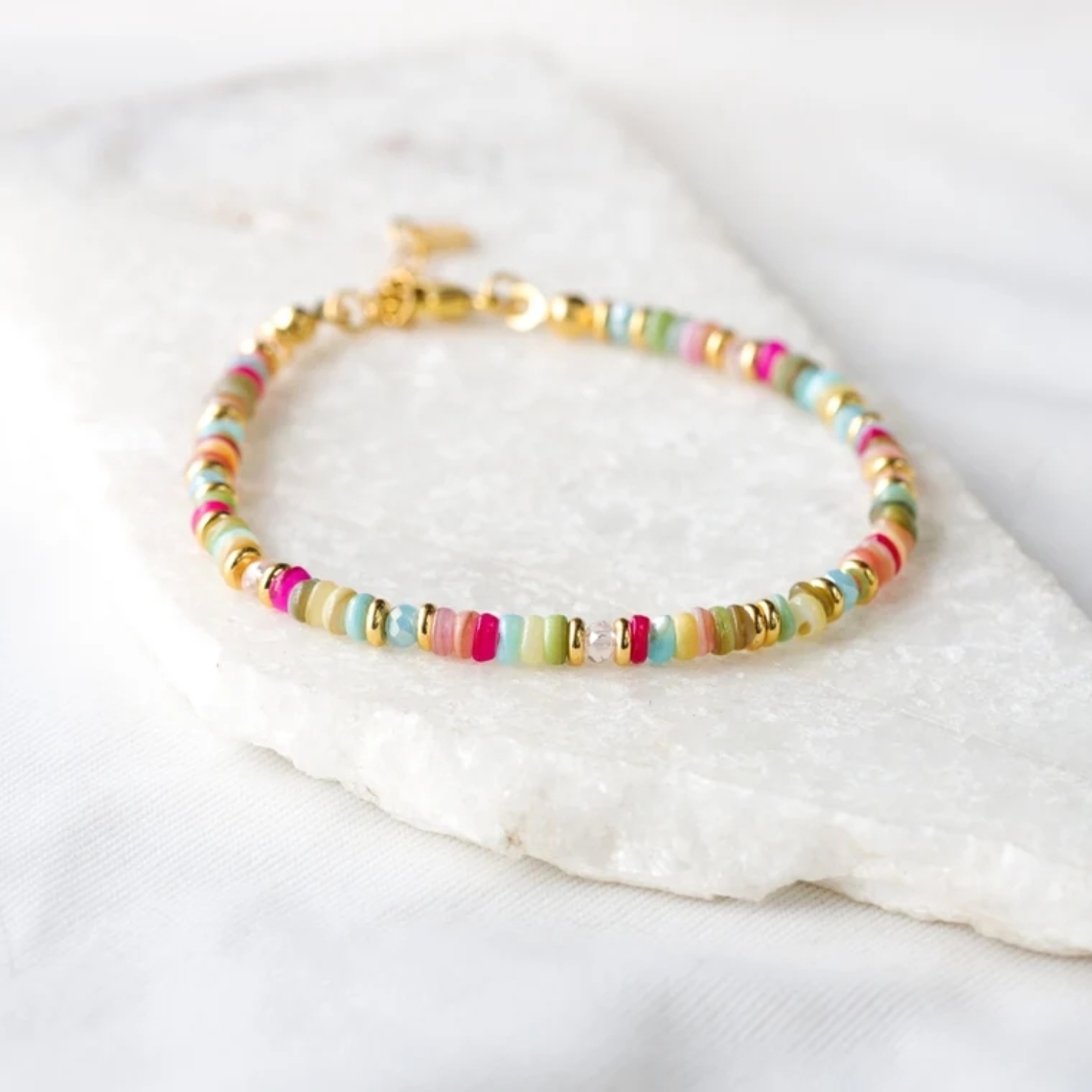 KKBEAD Boho Armband Vrouwen Y2k Sieraden Bohemian Armbanden Kleurrijke Shell DIs Kralen Zomer Strand Pulseras Mujer: Donkergroen