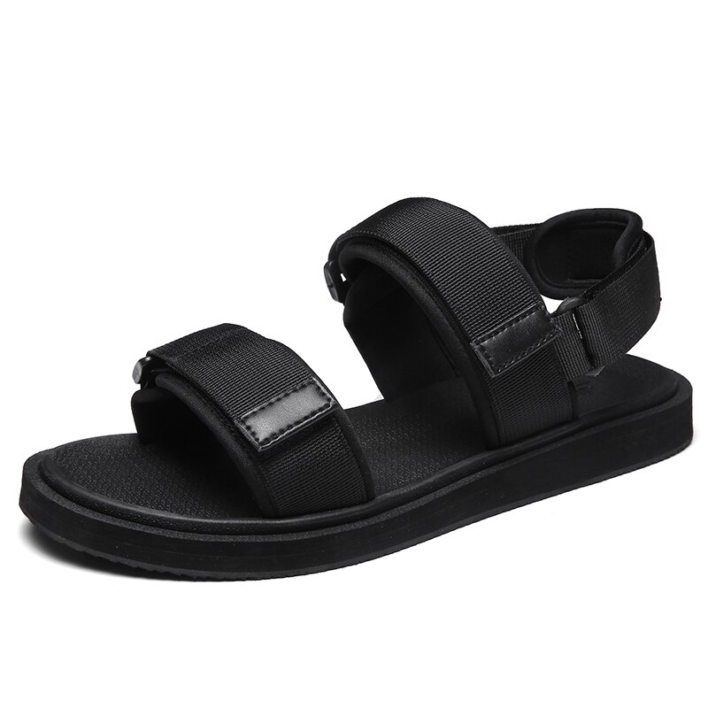 Sandaler mænd luksus sorte mænd casual sandaler letvægts mænd udendørs sandaler sommer strand aktiviteter afslappet fodtøj: 8