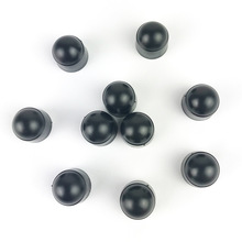 Svart 10 st 18mm m6 bilhjulsmutter skruvkåpa fälg bultkåpa sexkantig