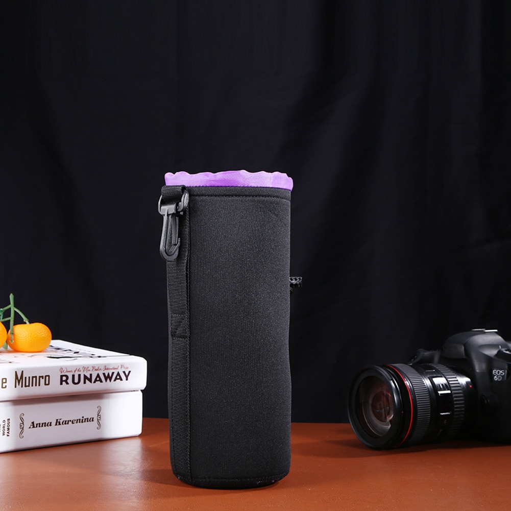 SLR Camera Set Lens Pouch Protective Bag Carrying Handheld Drawstring Shockproof Soft Camera Elements for Neoprene