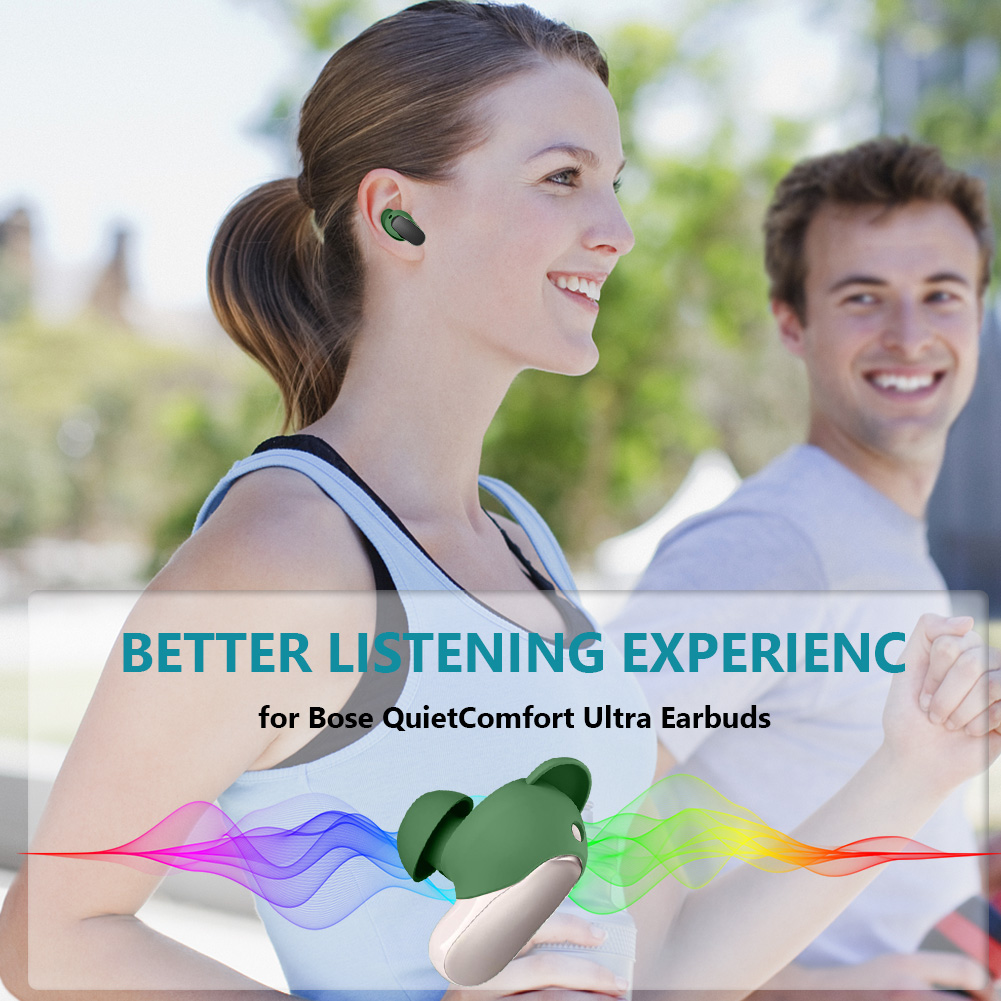 3 paires d'embouts d'oreille en Silicone, couvre-embouts antidérapants, accessoires réutilisables et lavables pour écouteurs Bose QuietComfort Ultra