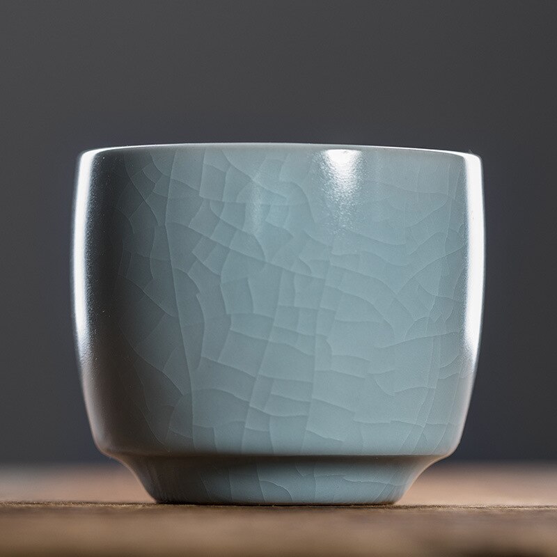 Ruyao Luohan – tasse à thé en céramique, grande glaçure gracieuse pouvant être relevée, service à thé Kung Fu, service à thé: Default Title