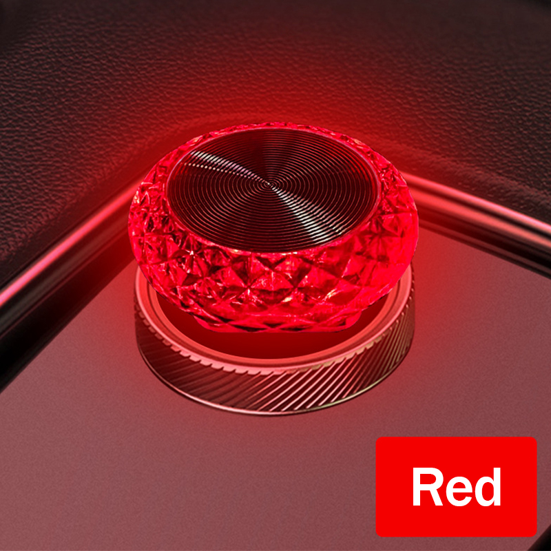 Car USB Ambient Light Mini LED Decorative Atmosphere Lamps for Auto Interior Environment Light Computer Portable Light Plug Play: 8000K White Blue