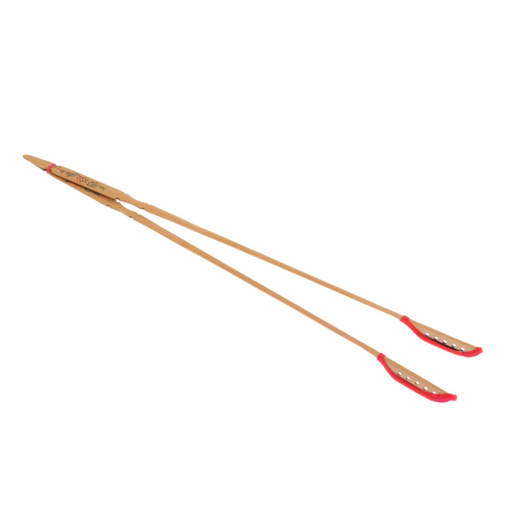 Prachtige 2 Stuks Bamboe Yangqin Dulcimer Voeren Praktijk Hamers Hamers Kloppers